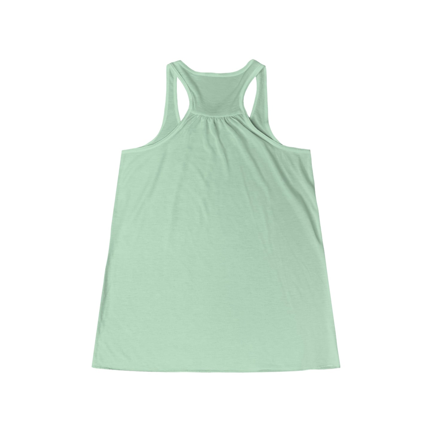 Siberian Cat Floral Cotton Flowy Racerback Tank, Gifts for Her, Gifts for Cat Moms