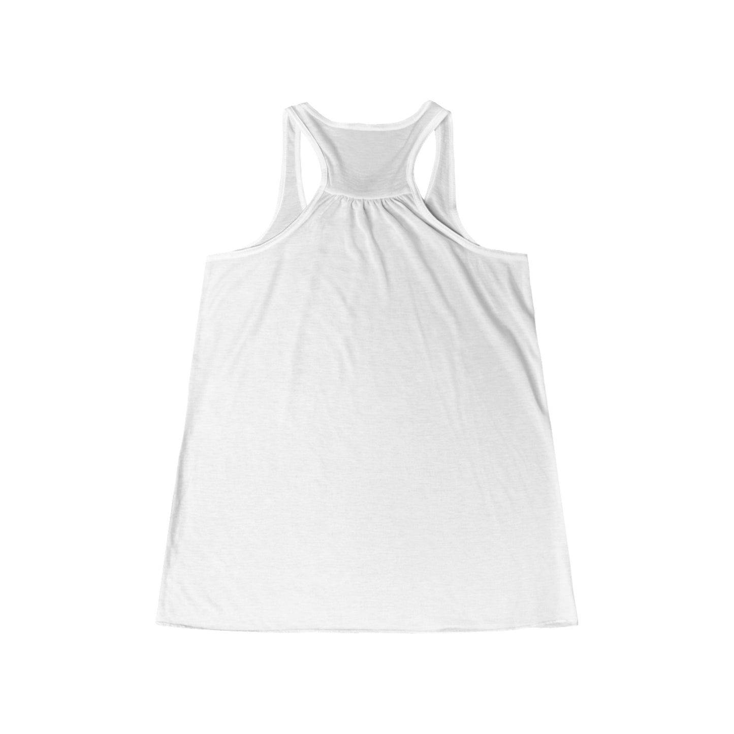 Siberian Cat Floral Cotton Flowy Racerback Tank, Gifts for Her, Gifts for Cat Moms