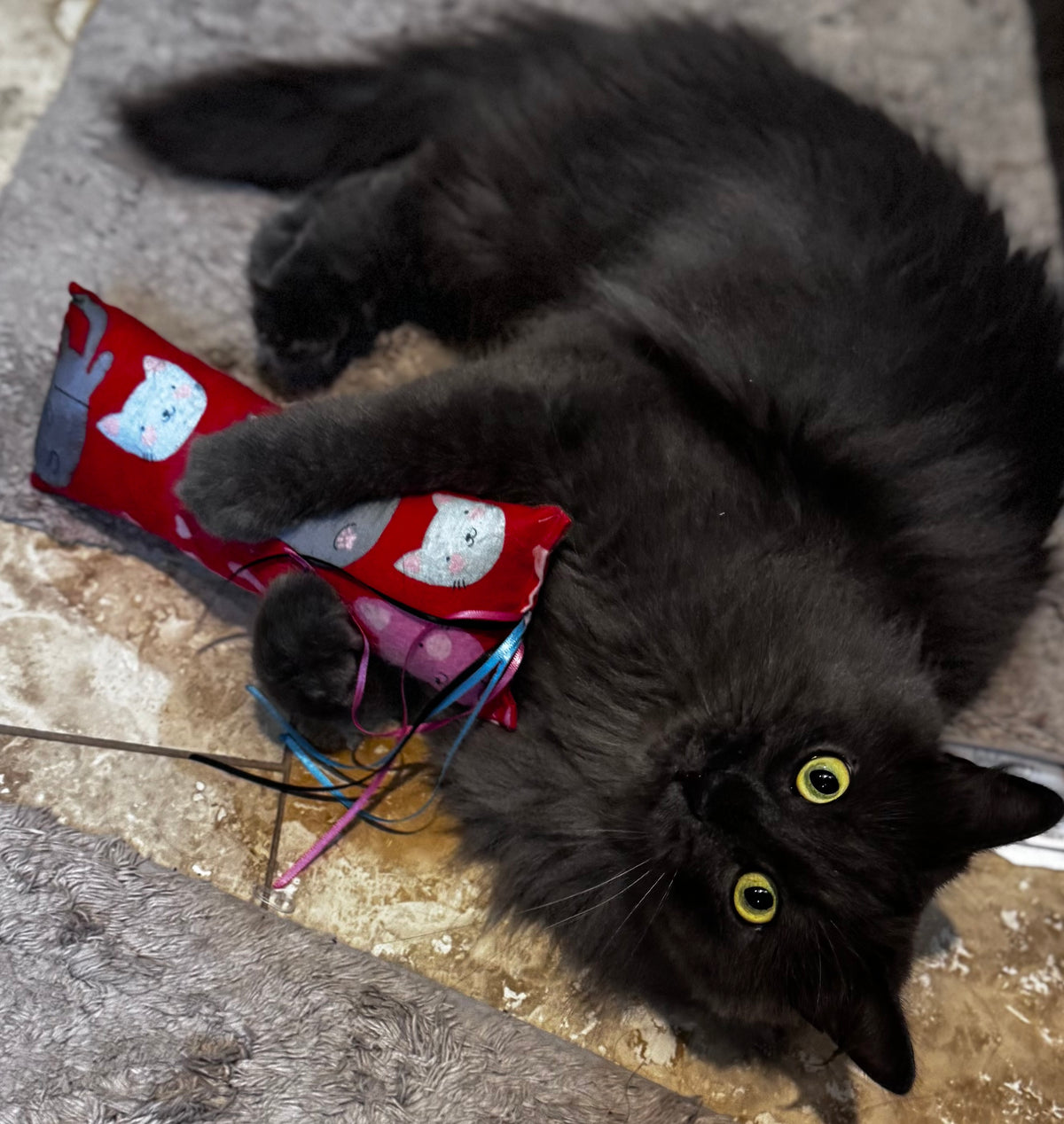 Cat Kicker Toy with Organic Potent Catnip - Cotton Cat Toy